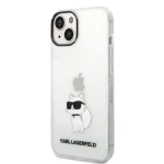 Pouzdro Karl Lagerfeld iPhone 14 Plus IML NFT Choupette čiré