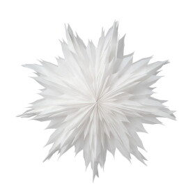 Watt & Veke Závěsná svítící hvězda Oslo White 60 cm, bílá barva, papír