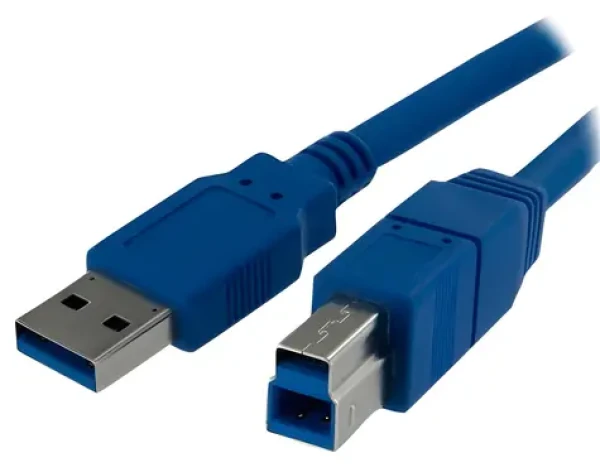 StarTech USB-A/USB-B modrá / Kabel / USB 3.0 / 1 m (USB3SAB1M)