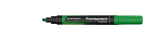 Popisovač Centropen 8576 permanentní, klínový hrot - zelený