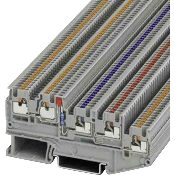 Phoenix Contact 3244517 svorka pro iniciační prvky a aktory 3.5 mm Push-Lock pružinová přípojka šedá 50 ks