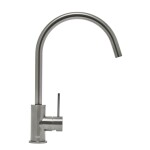 Dřezová baterie SAT Aurum s otočným ramínkem broušený gun metal SATBAUR280BGM SATBAUR280BGM