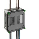 Hager VH36NC Sonstige Installationstechnik rozvodná skříň dutá stěna Počet modulů (šířka) = 36 Počet řádků = 3 Obsah 1 k