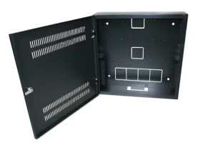 XtendLan Nástěnný rozvaděč 540x150x550 černá / Nástěnný rozvaděč / 19" / 2U + 4U (WER-541555U4-BL)