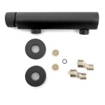 Sprchová baterie SAT Evolution bez sprchového setu 150 mm černá matná SATBSEVO268C SATBSEVO268C