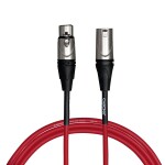 Cascha Advanced Line Mic Cable Red 6m