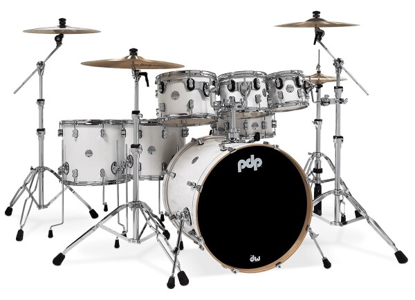 PDP Concept Maple 7 Piece Pearlescent White Laquer