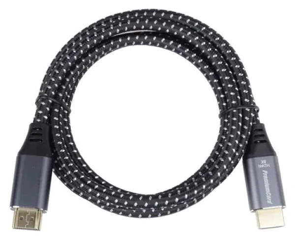 PremiumCord Ultra HDMI 2.1 High Speed 1m / Kabel HDMI / 8K 60Hz / 4K 120Hz / 48 Gb/s / zlacené konektory (kphdm21s1)