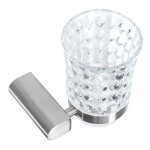 Tutumi - Sklenička kartáčovaný nikl 322224 REA-77036