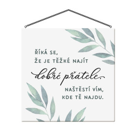 Cedulka - Přátelství - Albi