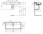 IDEAL STANDARD - Strada II Umyvadlo 1000x430 mm, s přepadem, s otvorem pro baterii, bílá T300201