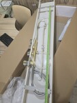 KERRA - Sprchový panel s hydromasáží Tore (bílý) 5907548105509