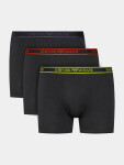 Pánské boxerky 3PACK 111473 3F717 29821 černé - Emporio Armani XL