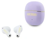 Guess Gold Line Glossy Classic Logo TWS fialová / Bezdrátová sluchátka / Do uší (57983130966)