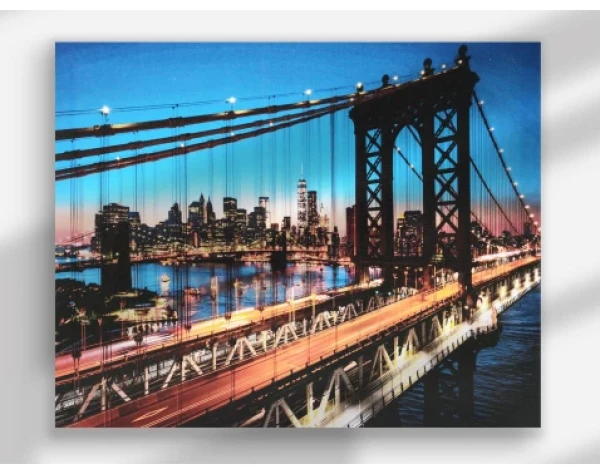 Obraz na plátně Brooklyn Bridge, 40x50 cm