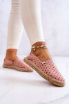 Dámské espadrilky s puntíky Big Star JJ274869 Růžové 39