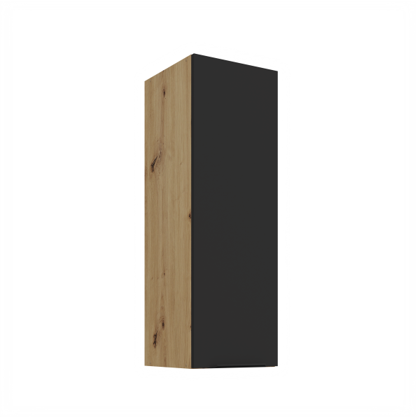 Horní skříňka Aria 30 G-90 1F Barva korpusu: Dub artisan, Barva dvířek: BL - Black AFM