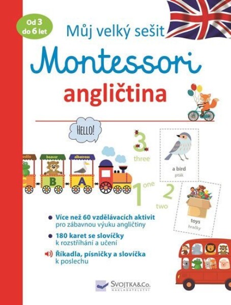 Můj velký sešit Montessori Angličtina