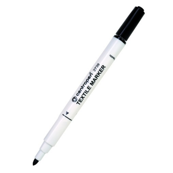 Značkovač Centropen 2739 na textil - černý