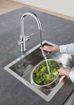 GROHE - Blue Home Dřezová baterie Connected, s chladícím zařízením a filtrací, chrom 31541000