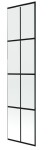 MEXEN - NEXT sklo k vanové zástěně 50x150 fix 6mm, černý dekor 895-050-000-00-77