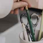 Eulenschnitt Sada tužek Heart Green – set 4 ks, zelená barva, dřevo