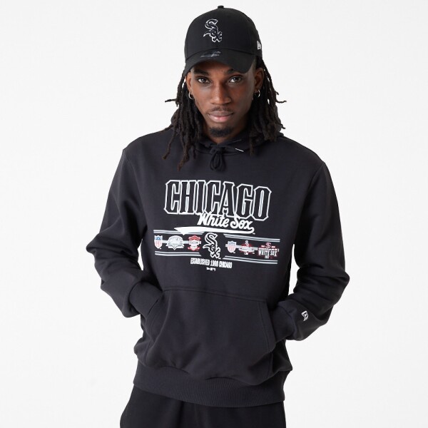 New Era Pánská mikina Chicago White Sox MLB Team Graphic Hoodie Velikost: XL
