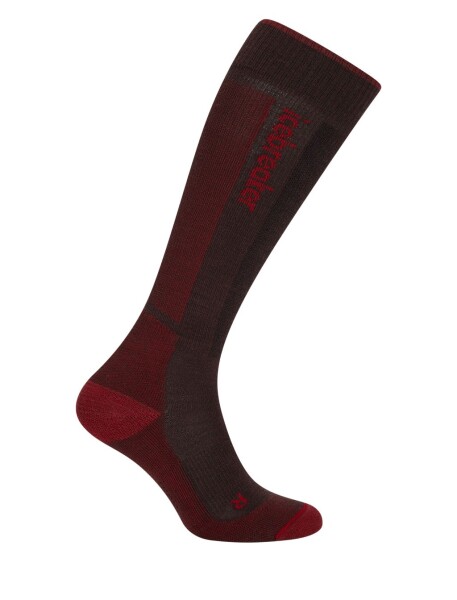 ICEBREAKER Mens Merino Ski+ Light OTC, Bittersweet/Port/Black velikost: 47-49 (XL)