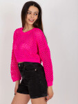 Dámský svetr BA SW 9008.35P fluo růžový - FPrice UNI