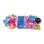 Dortisimo Balónková girlanda s třásněmi růžovo-modrá Boy or Girl