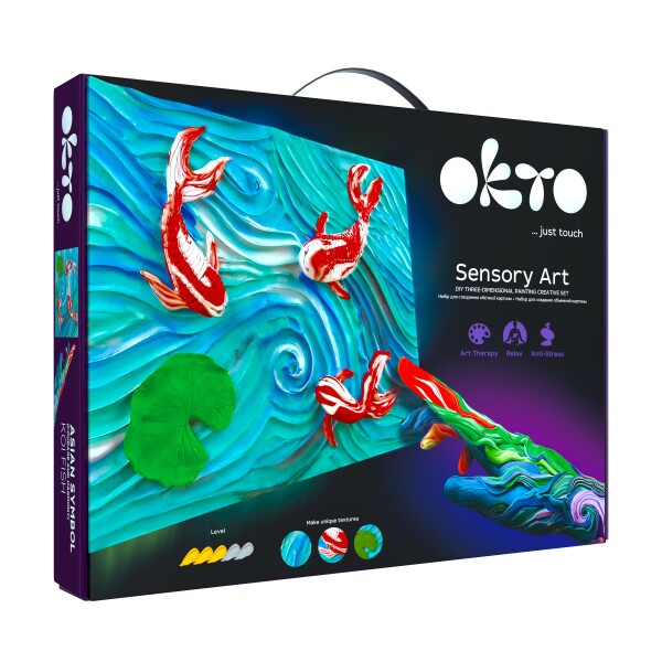 OKTO – Kapři koi (30 × 40 cm)