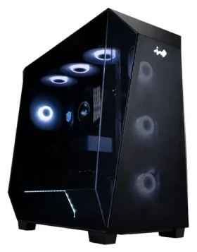 In Win PRISM černá / PC skříň / Midi Tower / ATX/mATX/Mini ITX / ARGB / bez zdroje / průhledná bočnice (IW-CS-PRISM)