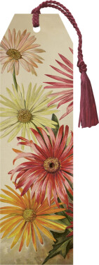 Knižní záložka Orange Autumn Plants