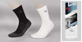 Ponožky SPORT LIGHT DEOD. SILVER bílá 41-43