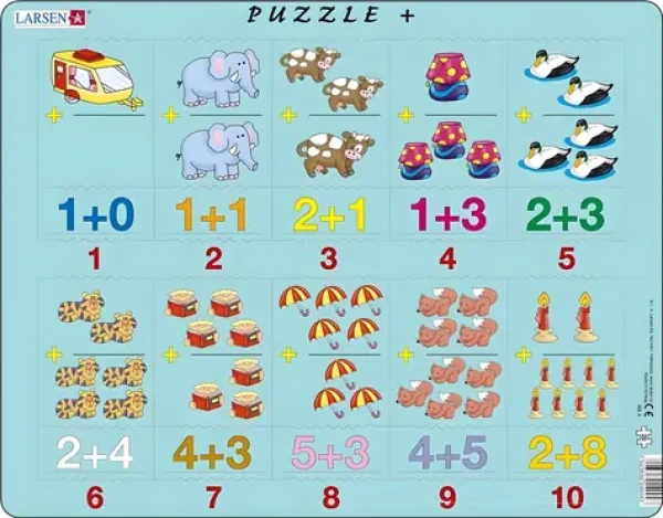 LARSEN Puzzle Sčítání s obrázky