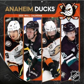 JF Turner Kalendář Anaheim Ducks NHL 2025 Wall Calendar