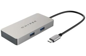 HyperDrive 5v1 USB-C Hub (WWCB), Silver HY-HDMB2