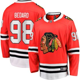 Fanatics Pánský dres Connor Bedard #98 Chicago Blackhawks Breakaway Home Jersey Velikost: