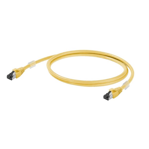 Weidmüller 1251580120 RJ45 síťové kabely, propojovací kabely S/FTP 12 m žlutá S průchodkou chránící proti zlomení, samozhášecí 1 ks