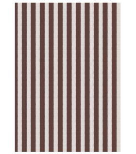 Ib Laursen Balicí papír Brown Stripes – 5 m, hnědá barva, papír