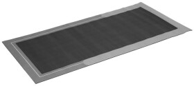 AQUALINE - Koupelnová předložka 60x120cm, absorpční, šedá PCD014V