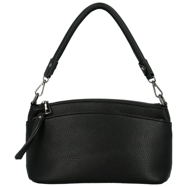 Stylová dámská koženková kabelka na rameno Trixi, černá