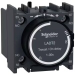 Schneider Electric XB5DTGM4 Časovač, montáž na panel, zpožděné sepnutí, 0,5 min až 10 min, 100…240 V AC/DC