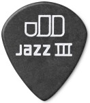 Dunlop Tortex Pitch Black Jazz III 1.35