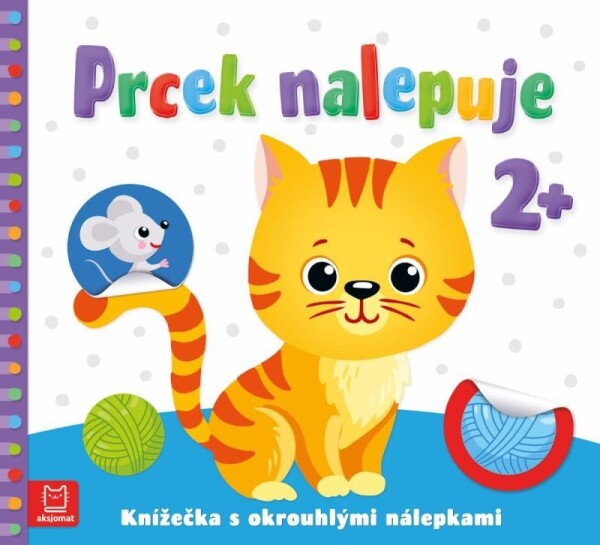 Prcek nalepuje 2+ / Knížečka s okrouhlými nálepkami - Agnieszka Bator