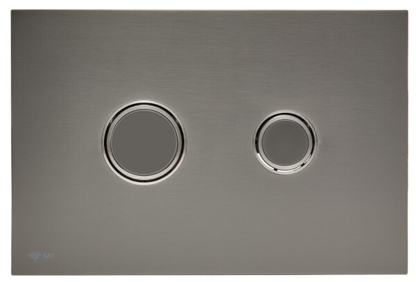 Ovládací tlačítko SAT kov gun metal mat SATATBGM SATATBGM