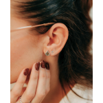 LUNICA Stříbrné náušnice ZIRKON 3mm 0463