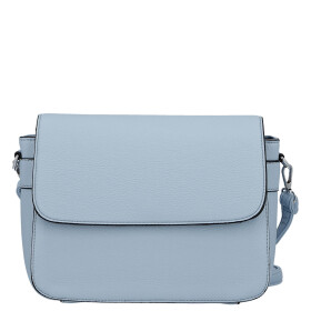 Moderní dámská koženková crossbody kabelka Mirona, světle modrá