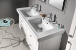 GSI - CLASSIC keramické dvojumyvadlo 125x54 cm, bílá ExtraGlaze 8725111