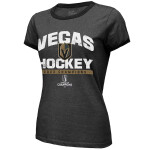 Fanatics Dámské tričko Vegas Golden Knights 2023 Stanley Cup Champions Ringer Tri-Blend Velikost: